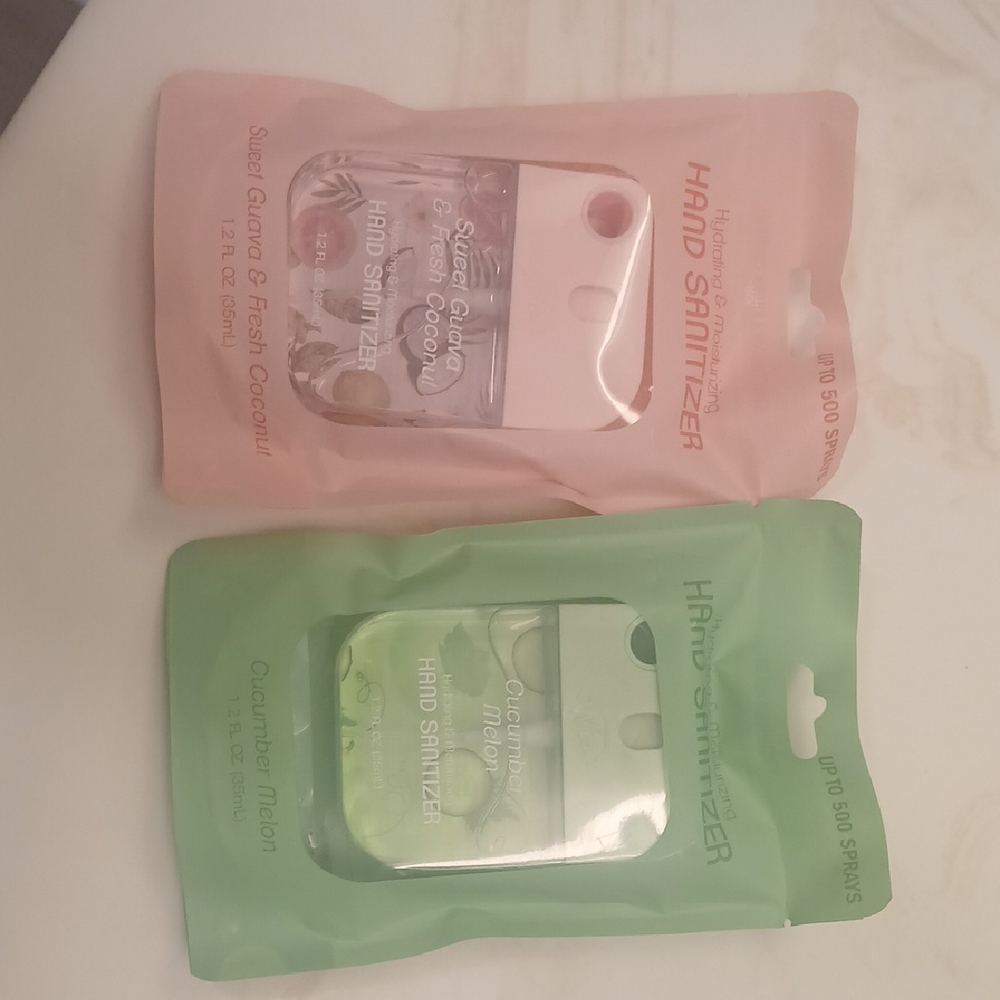 Sweet Clementine Hand Sanitizer - Pink and Green